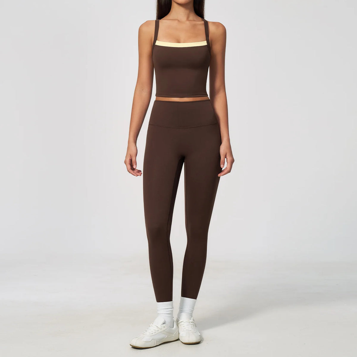 Yoga Set Women Tracksuit 2 Piece Gym Clothing Sportswear Running Tank Top Fitness Leggings Workout OutfitsAthletic Wear Suit