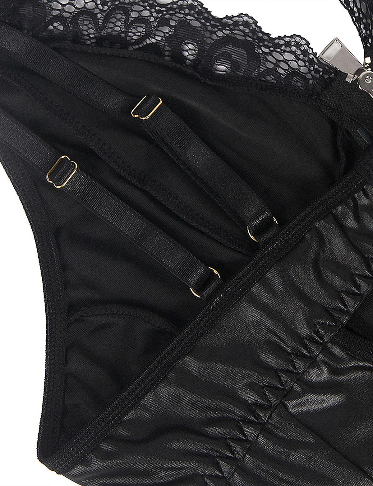 Plus Size 5XL Faux Leather Leotard Shiny Zipper Front Bodycon MiniLingerie Dress Sexy Costume Shiny Cocktail Party Dress