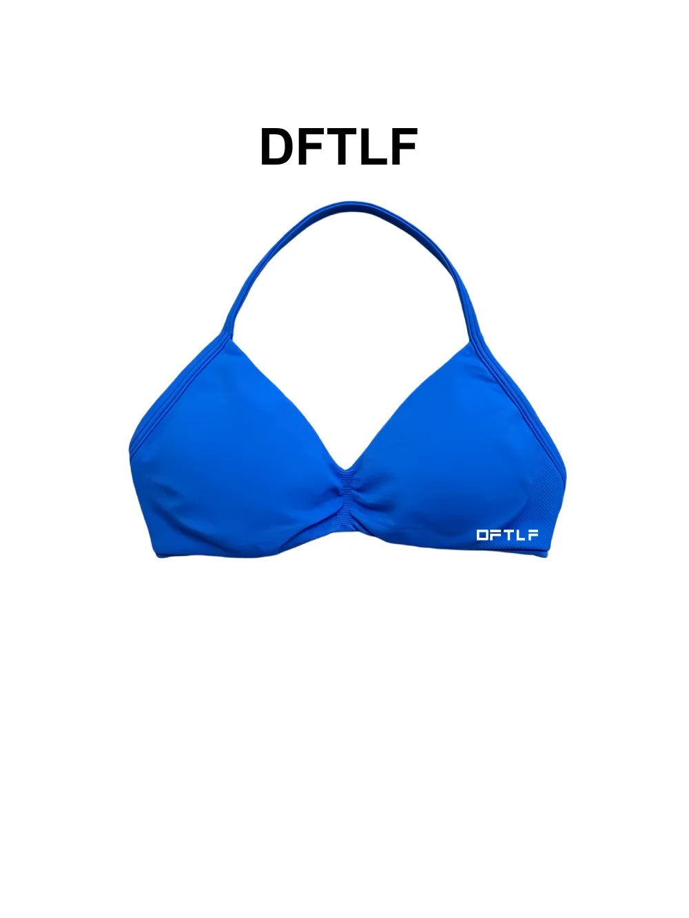 DFTLF Impact Strappy Bra Women Seamless Gym Underwear High Support Halter Sexy Sports Clothing Push-up Yoga Workout Tank Top