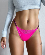 Rhinestone Lace Sexy Girls Women Panties Seamless Underwear G String Letter Transparent Thong For Female Low Rise Ladies Briefs