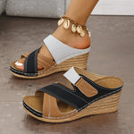Wedges Slippers Female 2026 Summer New Fashion Shoes for Women Luxury Designer Outdoor Beach Platform Slippers Zapatos De Mujer
