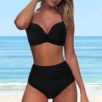 Womens Long Board Shorts Women High Waisted Bikini Sexy Push Up Two Piece Swimsuits Swimsuit Tops for Women with Underwire