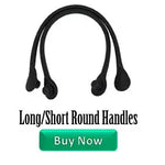 TANQU New Short PU Faux Leather Handle for Obag Colourful Handle forClassic O Bag Women's Bags EVA Handbag
