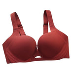 Push-Up Bra Women Adjustable Straps No Show Underwear Comfort Lift-Up Non-wired Bras Anti-spill Plus Size Lingerie M-3XL