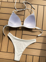 Sexy Halter Push Up Bra Cup Bikini 2025 Women Swimsuit Female Swimwear Two Pieces Bikini set Brazilian Bathing Suit Swim Beach