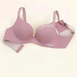 Women Print Seamless Bra Sexy Lingerie Floral Push Up Bras One-Piece Underwear 2026 Bralette No Steel Rings Gather Brassiere