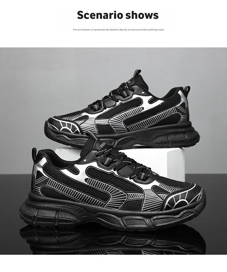Sneakers Women TrendsPlatform Shoes Lightweight Outdoor Sports Shoes Breathable Running Shoes Lace Up Casual