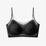 Ultra-thin Tube Tops Push Up Bras For Women Ice Silk Underwear Small Cup Sexy Lingerie Anti Droop Seamless Bras Summer Top
