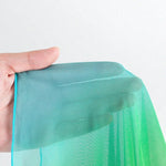 Summer Beach Bikini Wrap Sheer Short Skirt for Women Gradient Color Sarong Swimsuit Coverups Girls Skirt Scarf Swimwear Cover-Up