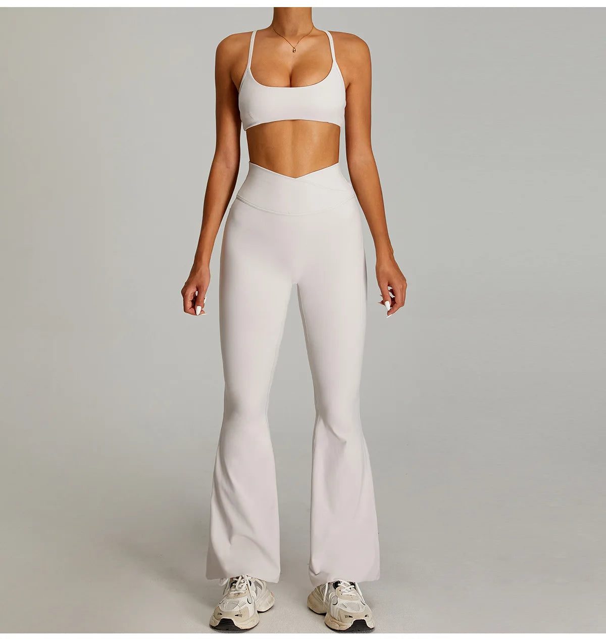 Women Cross Straps Sports Bra Gym Yoga Crop Workout Top Vest High Support Fitness Bralette Push Up Underwear Soft Breathable