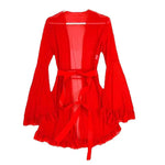 Fairy Lingerie Transparent Open Bra Erotic Ultra Sexy See Through Chemise Nightdress Women's Pajamas Delicate Sexy Nighty