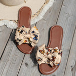 Women's Summer Bohemian Clip Toe Flip Flops Non-Slip Flat Slippers Beach Shoes House Bathroom Non-Slip Shoes Slides