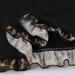 American Hotsweet Y2k Leopard Camisole Women Retro Streetwear E-girl 90s Dark Gothic Sexy Patchwork Lace-up Crop Tank Top Femme