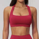 U-Neck Sports Underwear Women Yoga Bra Fitness Top Gym Workout Underwear Female Breathable Yoga Bras Roupas Feminina Yoga Tops