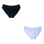 2Pcs/Set Cotton Panties For Women Briefs Low Rise Seamless Underwear Female Underpants Comfort Sexy Lingerie M-XL