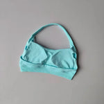 Women's Sexy Backless Yoga Sports Bra Shock-Absorbing Gathered Fitness Bra Beautiful Back Neck Hanging Design