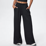 Women's Seamless Yoga Pants Sports Fitness Gym High Waist Hip Lifting Training Straight Leg Pants Running Workout Pants