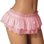 Womens Sexy Cosplay Vintage Pleated Skirt Ultra Short Skirt Cute Nightwear Lace Thongs Panties Lingerie Briefs Mini Skirt