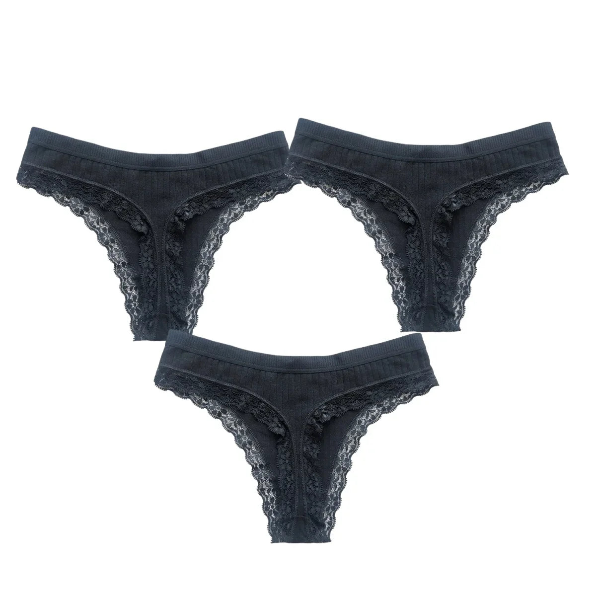 3Pcs/Set Cotton Panties Women G-string Female Underpants Sexy Lingerie Seamless Underwear Low Rise Panties M-XL Intimates