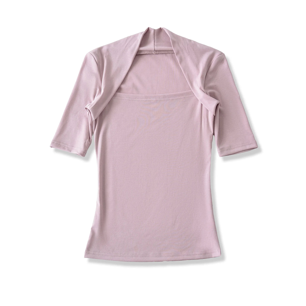 AP26018-26 Spring Korean Version Slim Fit Off-Shoulder Macaron Color Pullover T-Shirt SDRP