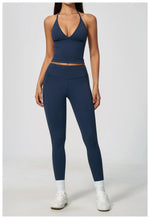 Sexy V Neck Yoga Vest Women Quick Dry Shockproof Slimming Sports Tank Top Cloud Feeling Sanded Workout Fitness Running Vest