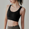 Women's U-Neck Back Hollow Integrated Shock-Absorbing Sports Bra Breathable Fitness Yoga Vest Underwear for Yoga And Fitness