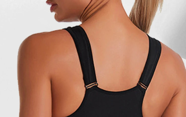 CZGUKES-2XL Popular Sports Top Yoga Bra Women's Shockproof Sports Shirt Sports Bra Front Zipper Women's Push Up Bra Sportswear