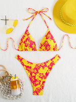 icro Bikini Women Swimwear Bandeau Swimsuit Woman Female Biquini Thong Bikinis Set Floral Brazilian Bathing Suit Beachwear