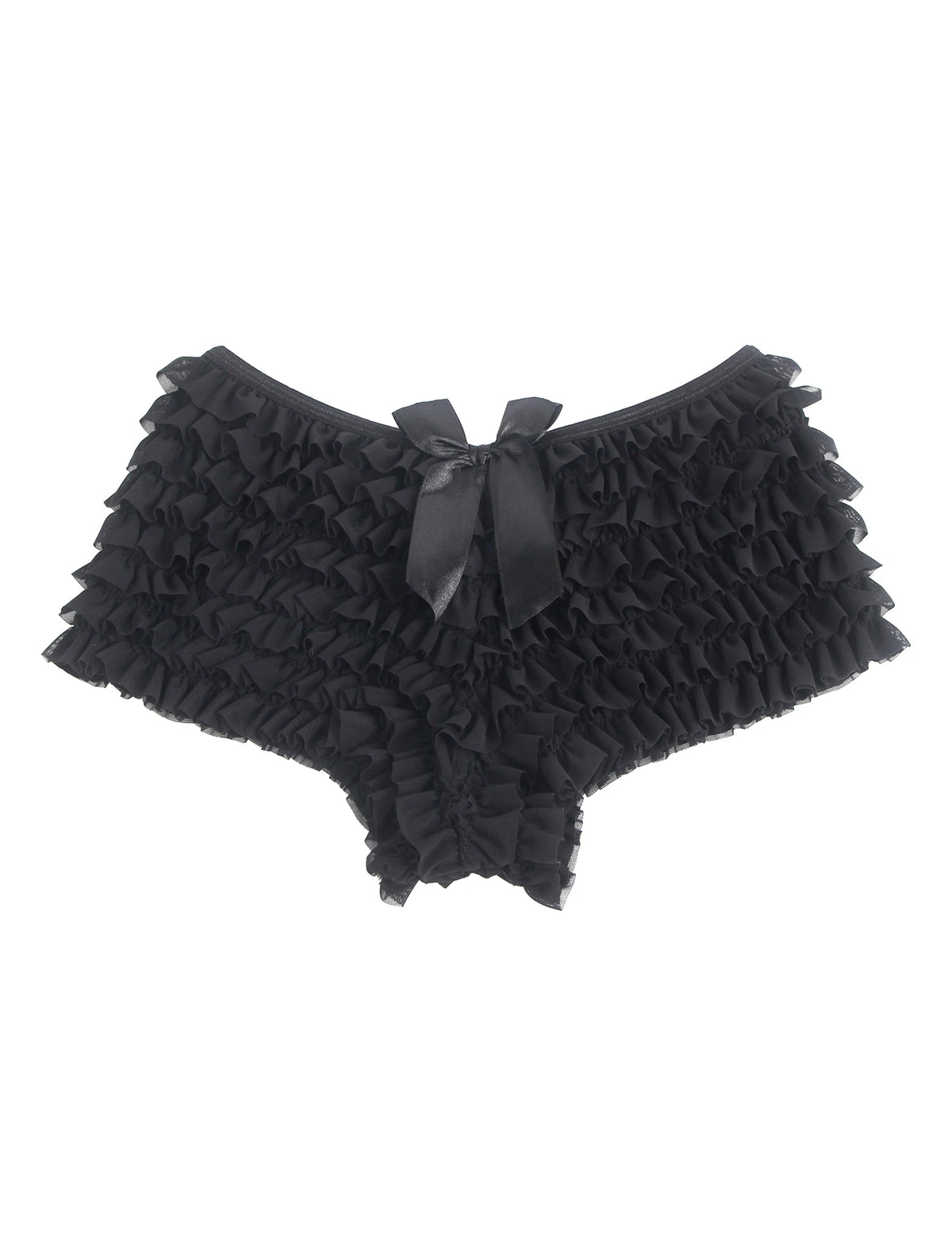 Women Panties Mid Waist Dance Gauze Underpants Cute Sweet Underwear Lady's Cake Layer Trunk Comfort Breathable Ballet Underwear