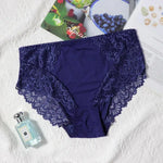 BEAUWEAR Plain Lace Underwear Unlined Thin Panties for Women Plus Size Underpant 0XL 1XL 2XL 3XL 4XL 5XL