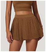 Golf Tennis Skirts with Pocket Women Gym Running Pleated Skorts Outdoor Sports Fitness Slim Shorts High Waist Yoga Golf Skirt
