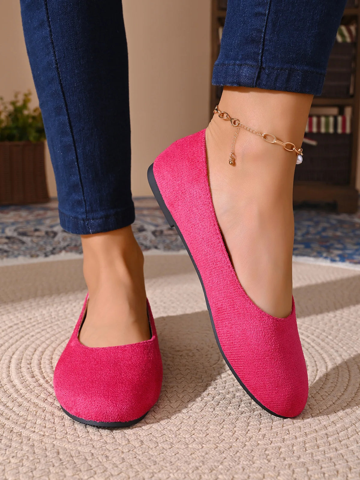 Women Flats Shoes Comfortable Knit Ballet Flat Shoes Women Casual Slip on Loafers Office Boat Sneakers Women Zapatos De Mujer