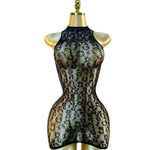 Sexy Beach Cover Up Dress Hollow Out Fishnet Dress Without Bikini Summer Holiday Beachwear Slimming Womens Black Beachdress