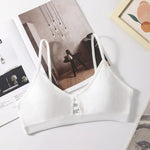 Push-Up Bras For Women Seamless Underwear Non-wire Sports Wireless Bra Top Sexy Lingerie Breathable Padded Solid Color Brassiere
