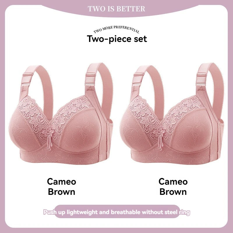 Womens Lace Bras Ultra-Thin Perspective Bralette Deep V Bra Sexy Lingerie Tops Plus SizeCup Mom's underwear active bra