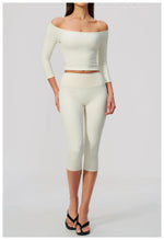 Fashion Mid Sleeve T-shirt Yoga Suits Tight Fitting Slim Sports Tops High Waist Peach Hip Mid Pants Gym Running Fitness Outfits