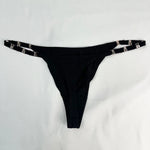 Low Rise Sexy Thong Women Underwear Briefs Seamless Panties Zebra Flower Luxury Metal Buckle G String Bikini Girls Female Panty
