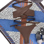 Sexy High Neck Cross Bikini Set 2026 Women Solid White Black Push Up Hollow Out Swimsuit Summer Bathing Suit High Waist Swimwear