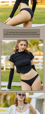4Pcs Women's Cotton Seamless Briefs Intimates Women Sexy Panties Solid Color Breathable Underwear Female Low Waist Soft Lingerie