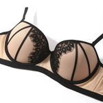 Sexy Lace Lingerie Bra and Panties Sets for Women Padded Underwear Push Up Brassiere Female Intimates Gathered Bralette 2025