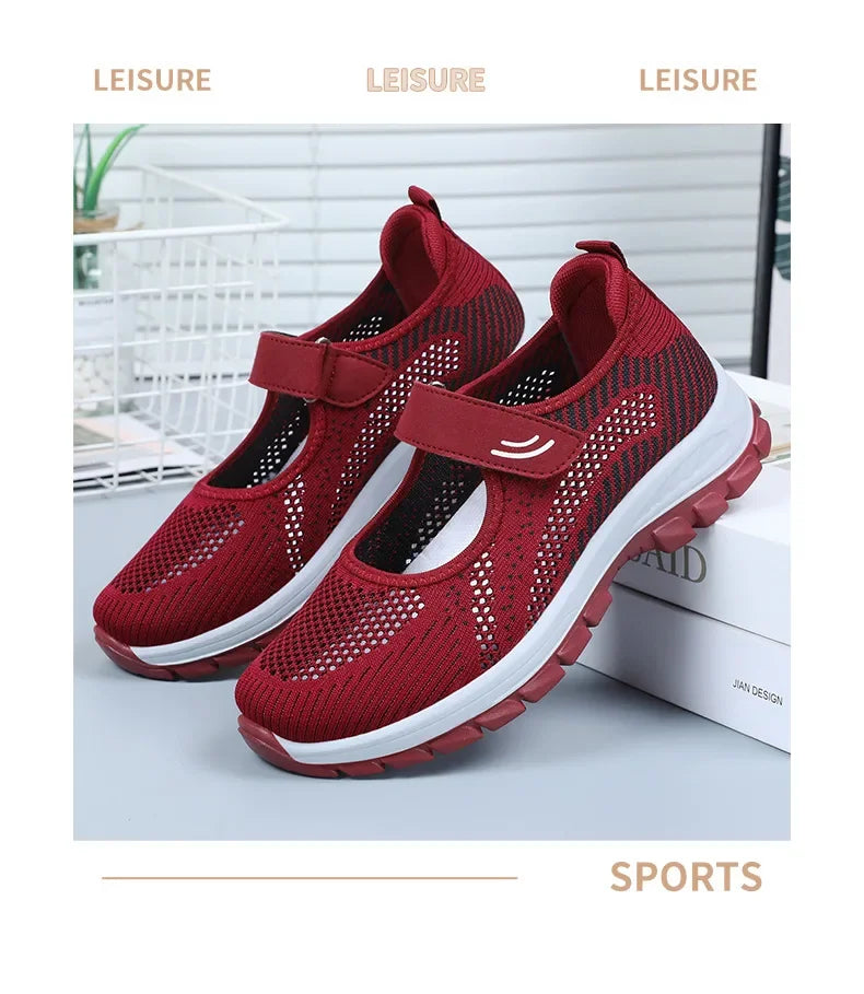 Women Shoes Breathable Vulcanized Shoes Purple Women Sneakers Fashion Breathable Mesh Casual WalkingWomen Work
