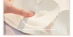 Front Button Underwear Women's Small Chest Pull Up To Show Large Summer Thin Collection Breast Anti-sag White Thin Strap Bra