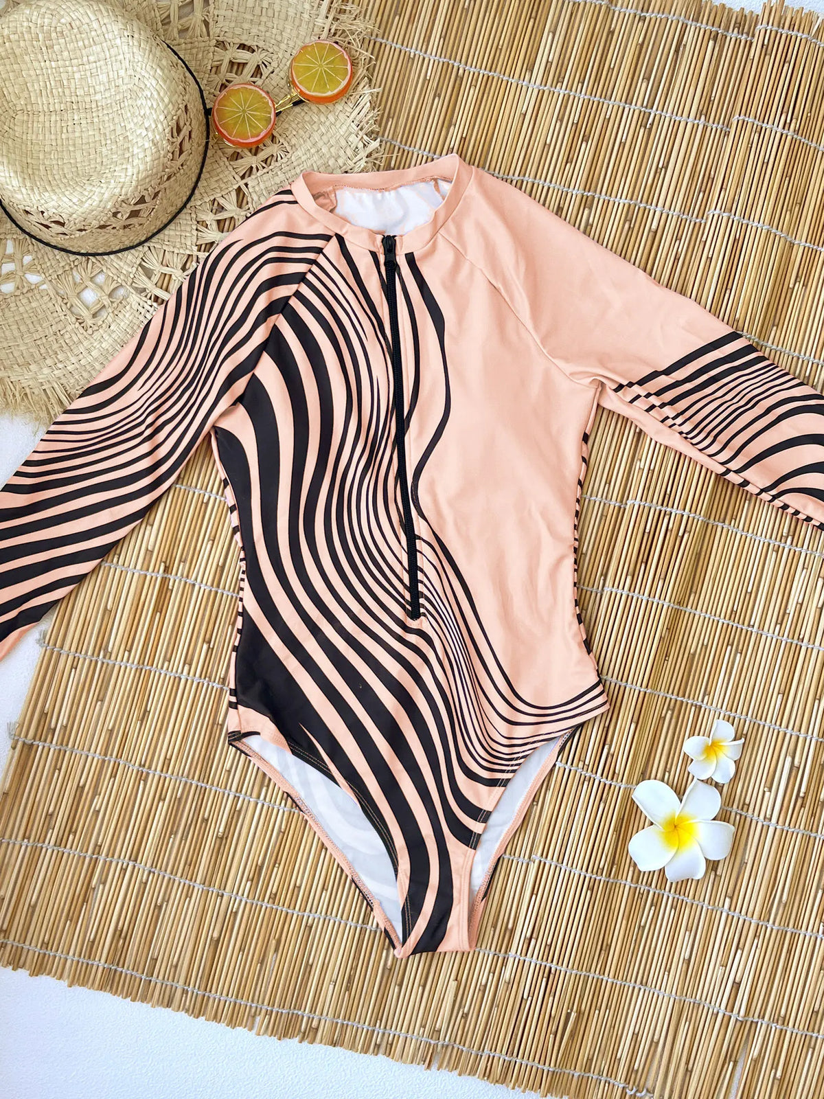 New Long Sleeve Swimsuit Women Swimwear 2026 Sexy Bikinis Female Biquini Patchwork Swimming Suits Surf Bodysuit Beachwear