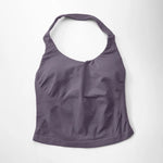 NCLAGEN Gym Halter Top Woman longline strappy tank Padded yoga clothing Fitness workout Running Activewear pilates clothes