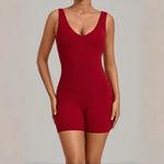 Women's Seamless Yoga Jumpsuits Fitness Sports Gym Beauty Backless Slim Fit Sling One-piece Running Workout Training Bodysuits