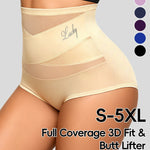 1pcs High Waist Mesh Tummy Control Shapewear, Butt Lifting Shaping Underwear for Women
