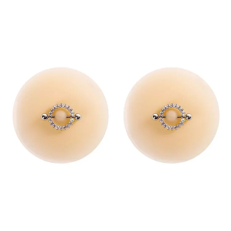 Toucheart Solid State Rubber Nipple Patch Invisible and Traceless Solid Chest Patch For Women Breast Patch Nipple Decoration New