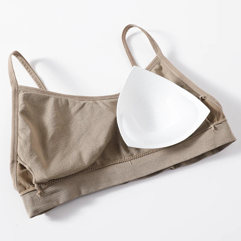 Women Seamless Bras Women's Bra Top Female Underwear Sexy Lingerie Removable Pad Bandeau Backless Fitness Top Wireless Bralette