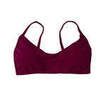 NCLAGEN Scoop Neck Bra High Support Thin Strap Seamless Pilates Yoga Underwear Push-up Gym Clothes Workout Running Fitness Top