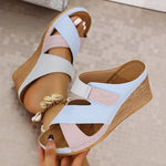 Wedges Slippers Female 2026 Summer New Fashion Shoes for Women Luxury Designer Outdoor Beach Platform Slippers Zapatos De Mujer